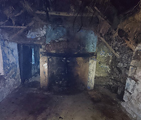 original chimney-breast